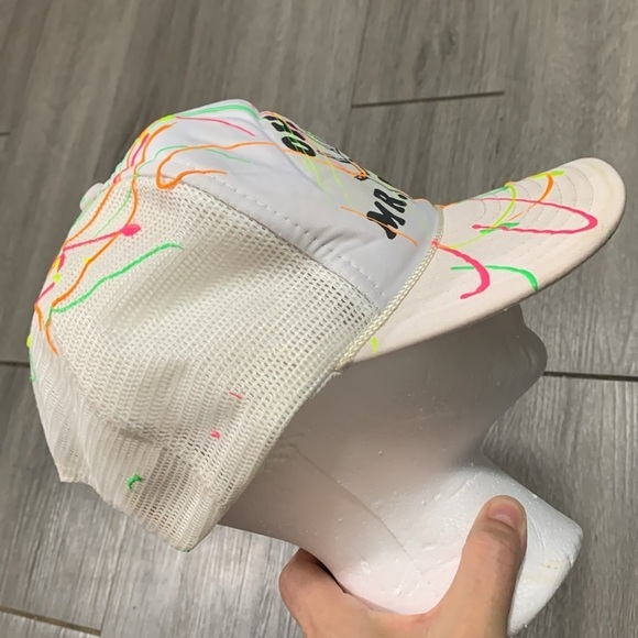 Mr.Bill “Oh No!” Saturday Night Liveght Live Vintage Neon 80’s Trucker Hat RARE - Picture 3 of 10